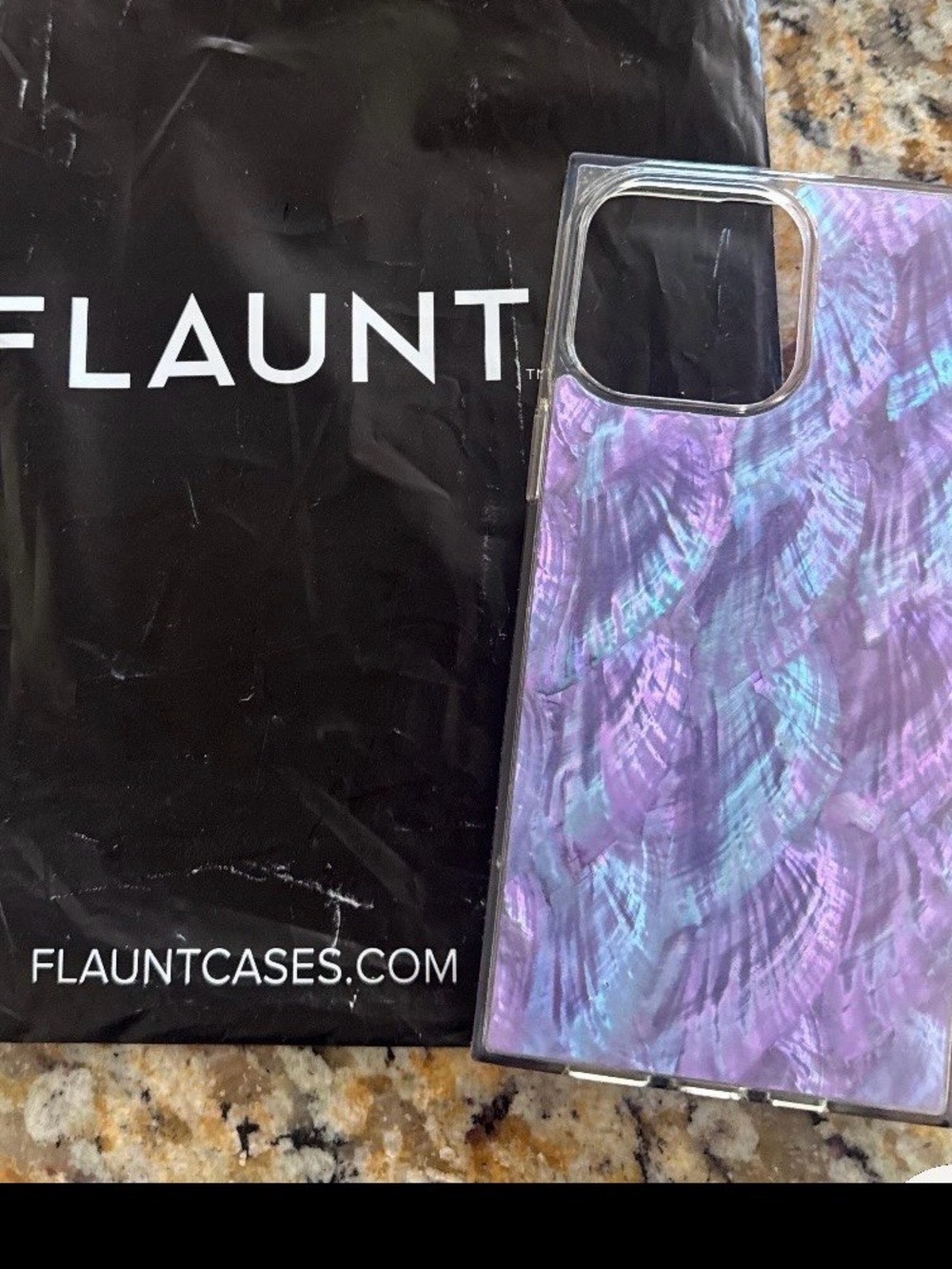 Iridescent Purple & Blue Phone Case 15 Pro Max